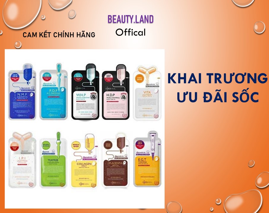 [Chính Hãng] Mặt Nạ Mediheal Essential Teatree Tea Tree / Vita.