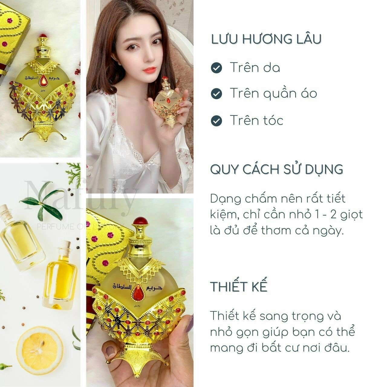 [ shop uy tín ] [ Shop uy tín ] Tinh Dầu Nước Hoa Dubai Hareem Al Sultan [ Nữ Hoàng Đỏ ]