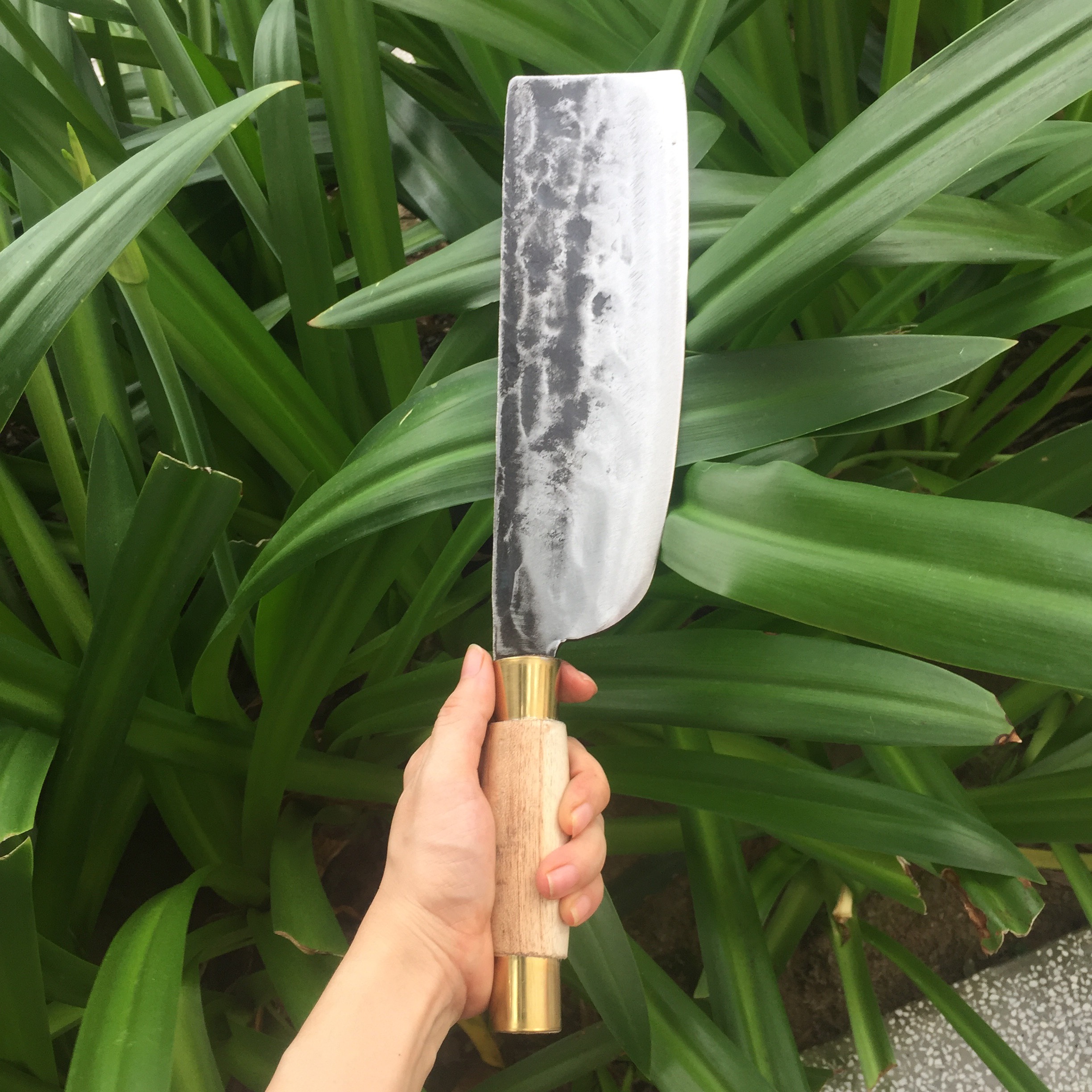 [DAO H'MÔNG] dao phay chặt thái rèn thủ công - 550gm - thái siêu sắc