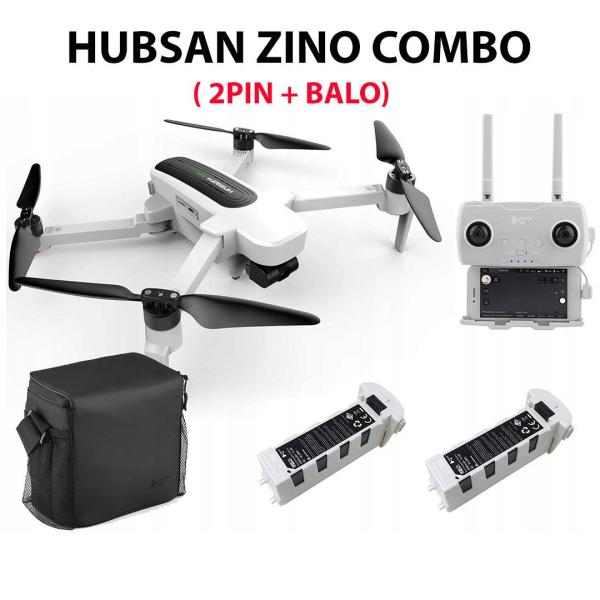 [ BỘ COMBO ] Máy bay Flycam Hubsan  Zino H117S cao cấp bản CAM VUÔNG MỚI 2019