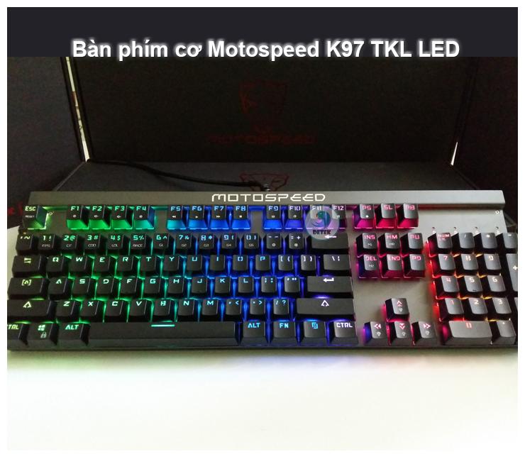 [HCM]Bàn phím cơ Motospeed K97 TKL LED Blacklight Gaming Keyboard