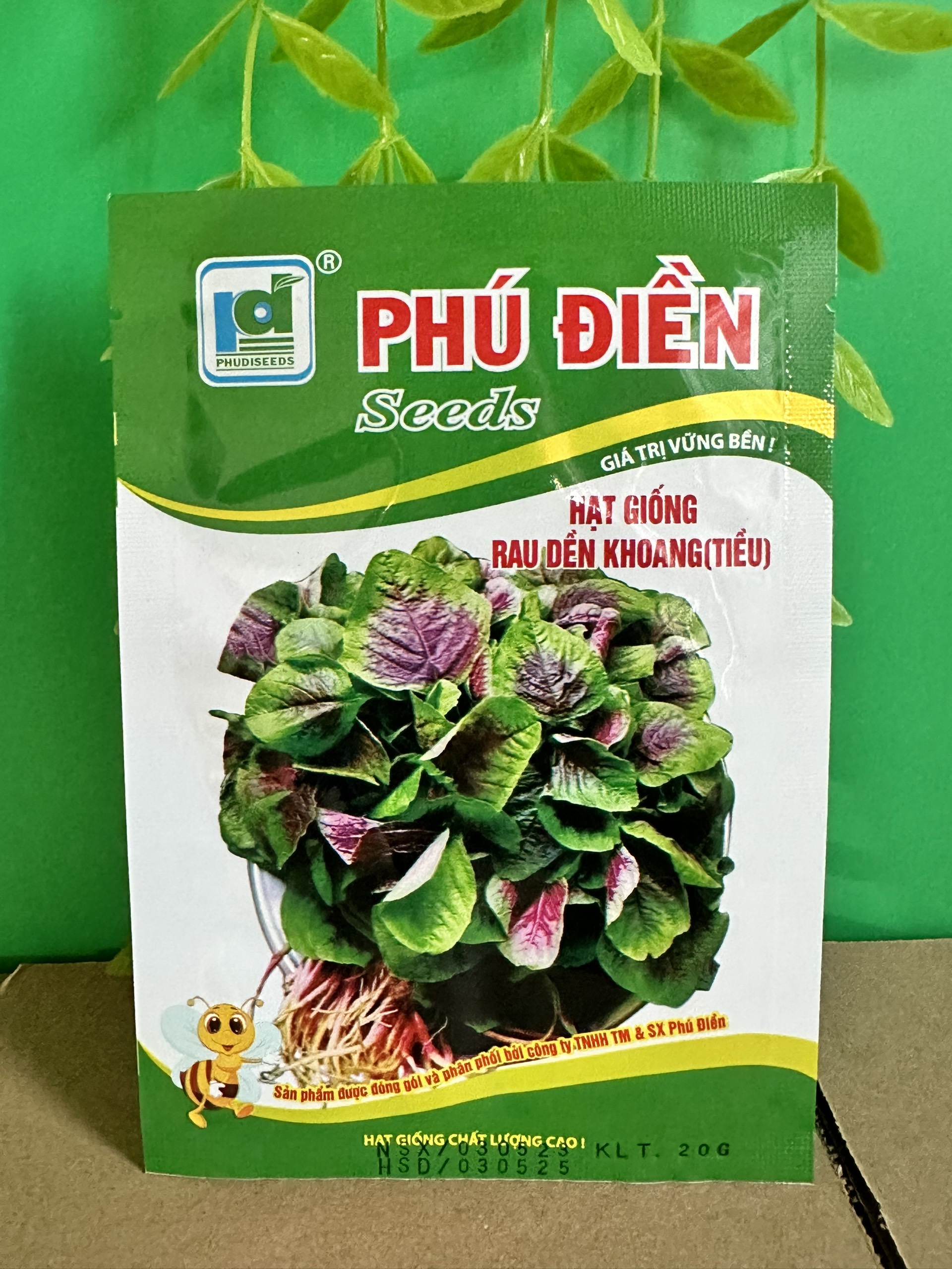 Hạt giống rau dền khoang (Dền Tiều)