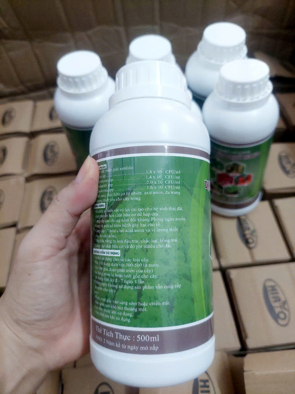 [Phân bón] Dịch trùn quế hữu cơ cao cấp Hiryo, chai 500ml