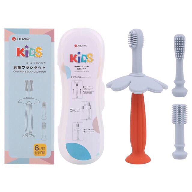 Bộ bàn chải đánh răng 3 giai đoạn kids cho bé hàng xuất nhật