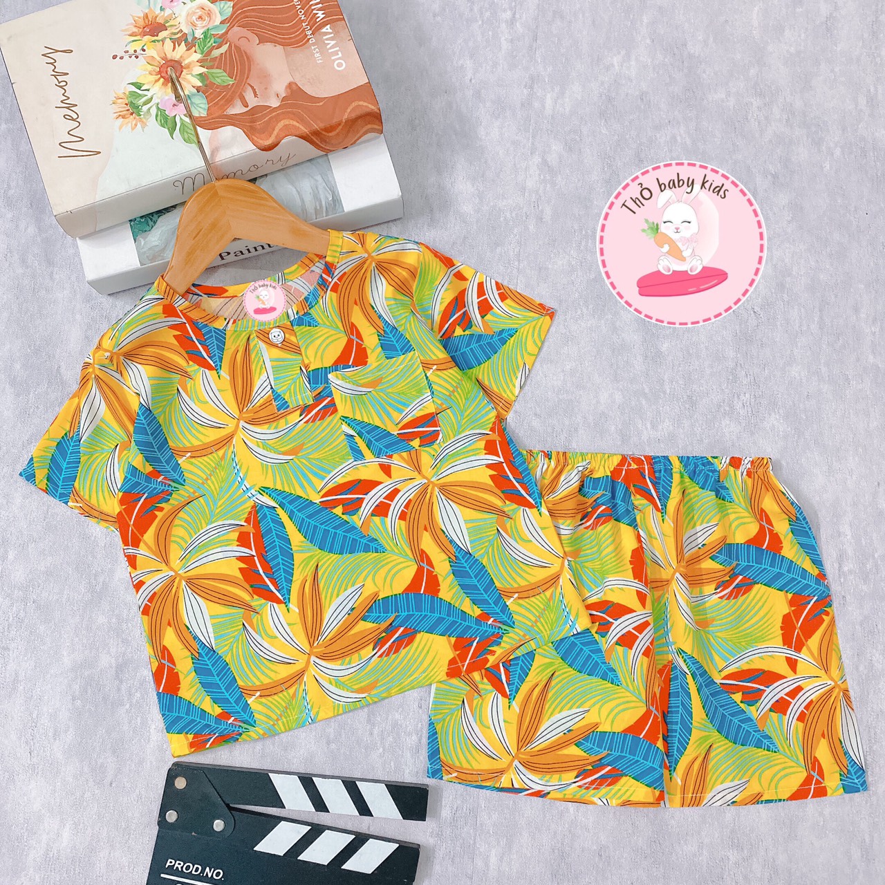 Đồ bộ tole/lanh bé trai, bộ lanh đùi bé trai thò baby kids