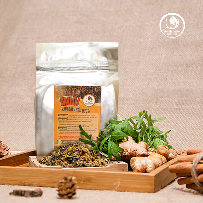 Muối thảo dược quấn bụng, giảm eo  1KG (Loại đặc biệt)