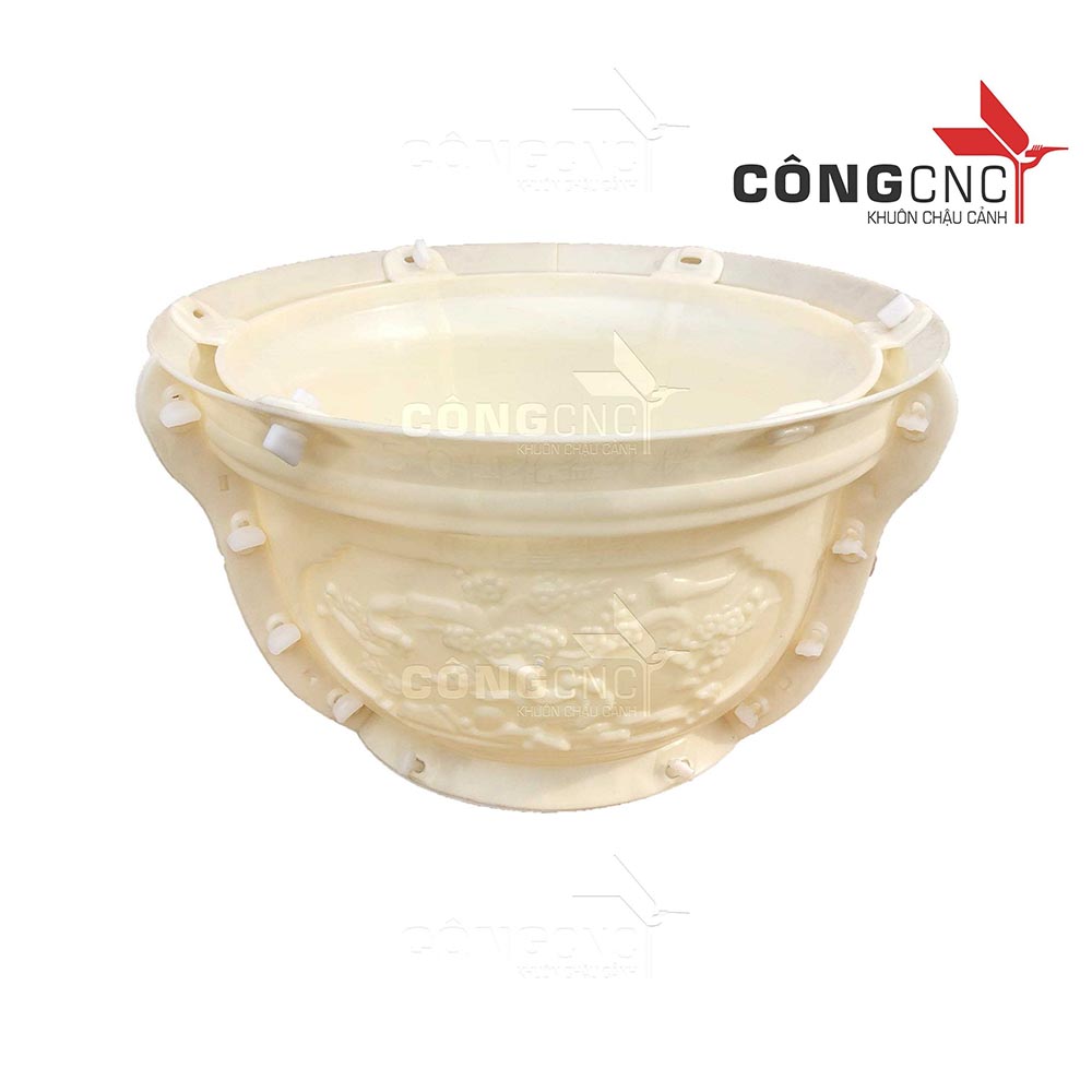 Khuôn chậu cảnh abs tròn 50