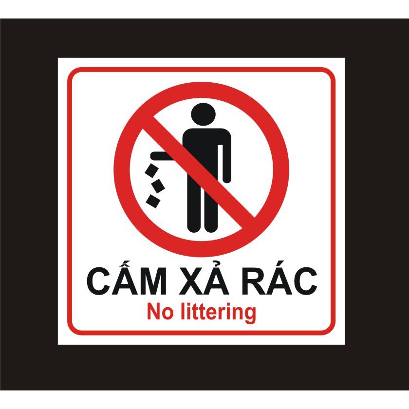 BIỂN BÁO CẤM HÚT THUỐC - CẤM LỬA..