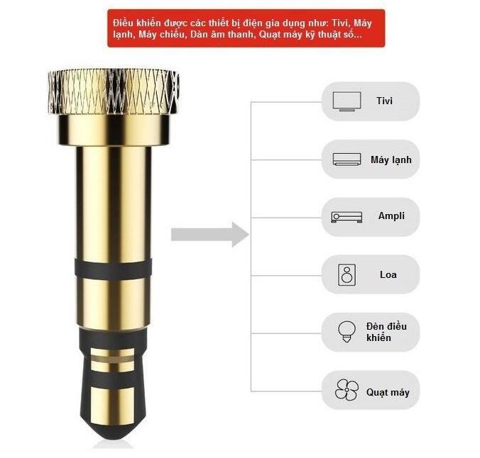 Nút Jack cắm điều khiển hồng ngoại