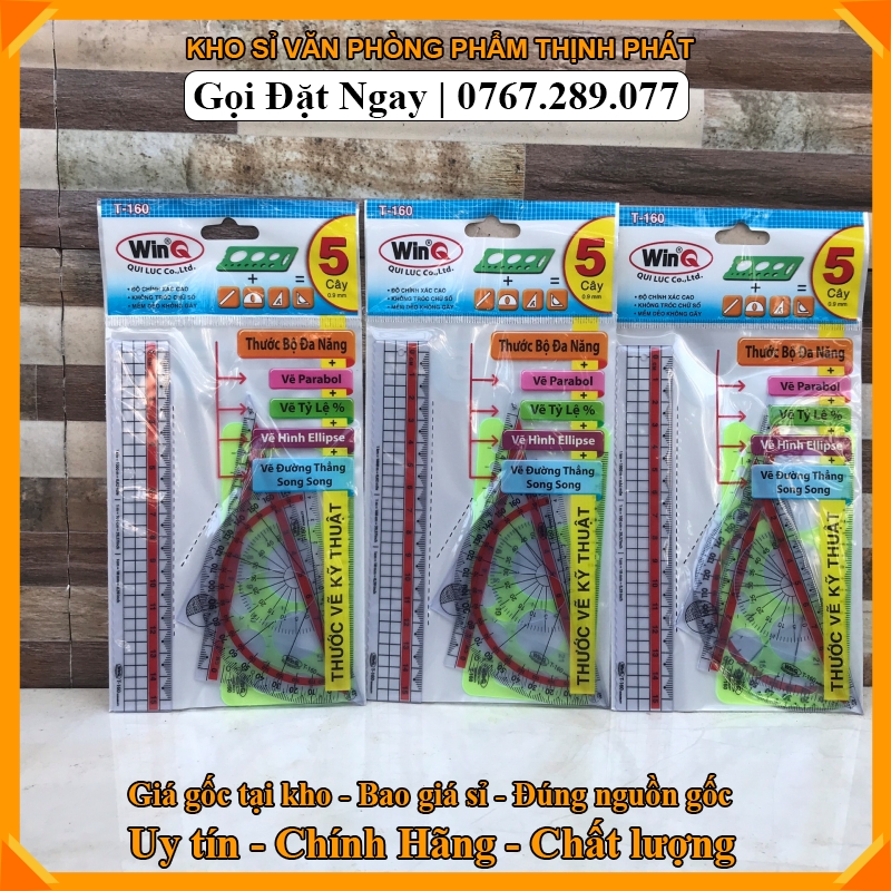 [HCM](Hàng cao cấp sẵn hàng giá sỉ)❣️❣️ Thước bộ dẻo WinQ T - 160 ( 5 cây )