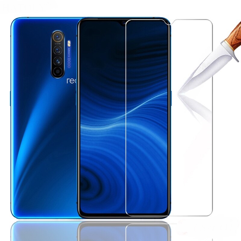 Kính cường lực trong suốt cho Realme X2 Pro (Kèm miếng lau)