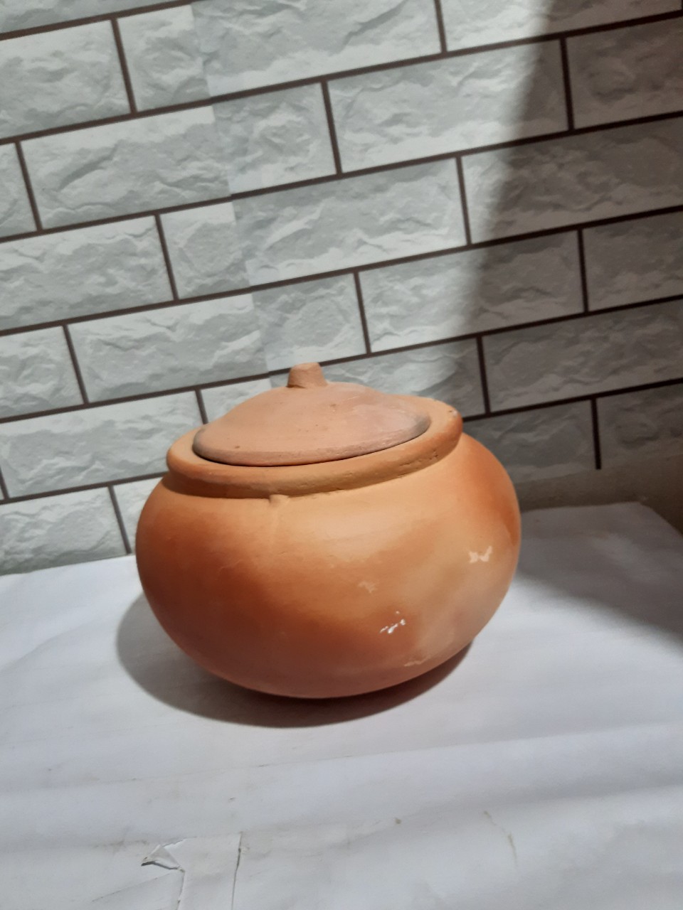 nồi đất nướng gà bụng 24 cm ( loại bé tí)