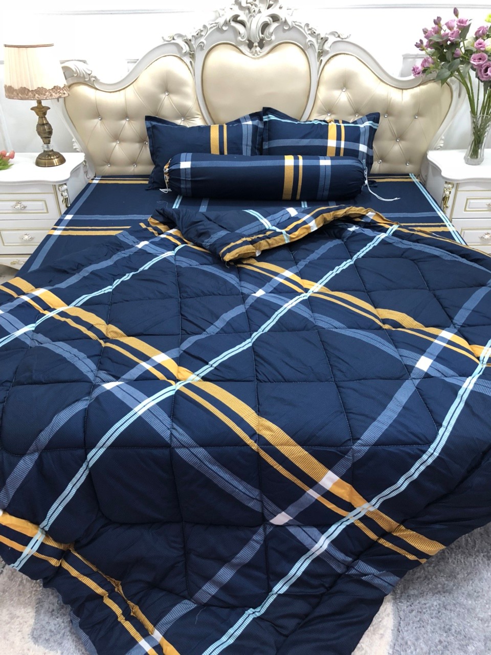 Set 5 Món Vỏ Chăn Ga Gối Cotton Poly