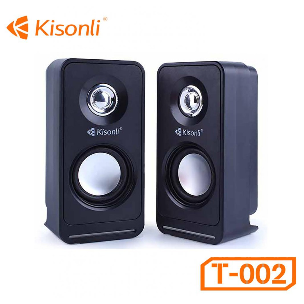 Loa vi tính 2.0 cao cấp kisonli t-002 âm thanh cực hay cổng usb loa máy tính laptop bán chạy