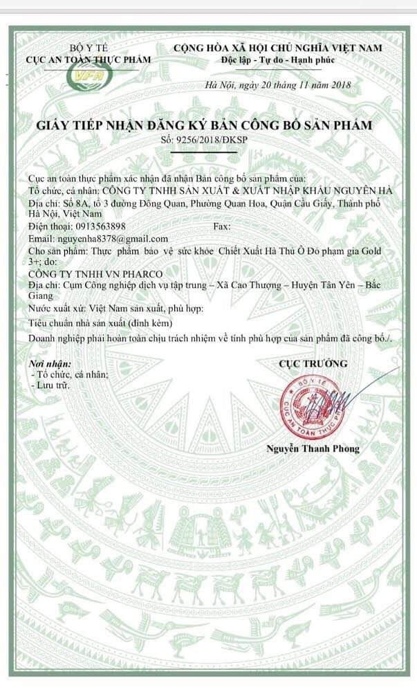 Chiết Xuất Hà Thủ Ô Phạm Gia Gold 3+