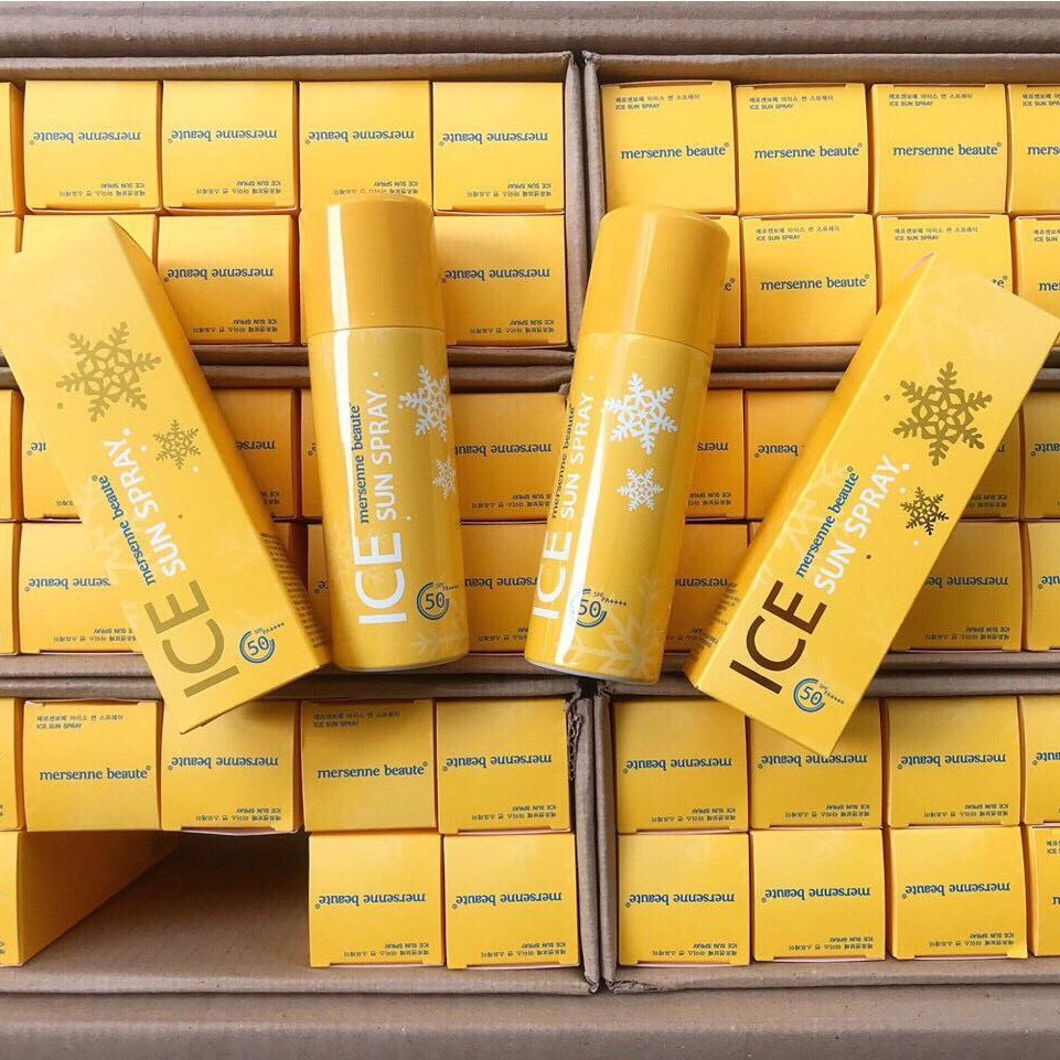 Xịt Chống Nắng Ice Sun Spray Mersenne Beaute 100ml