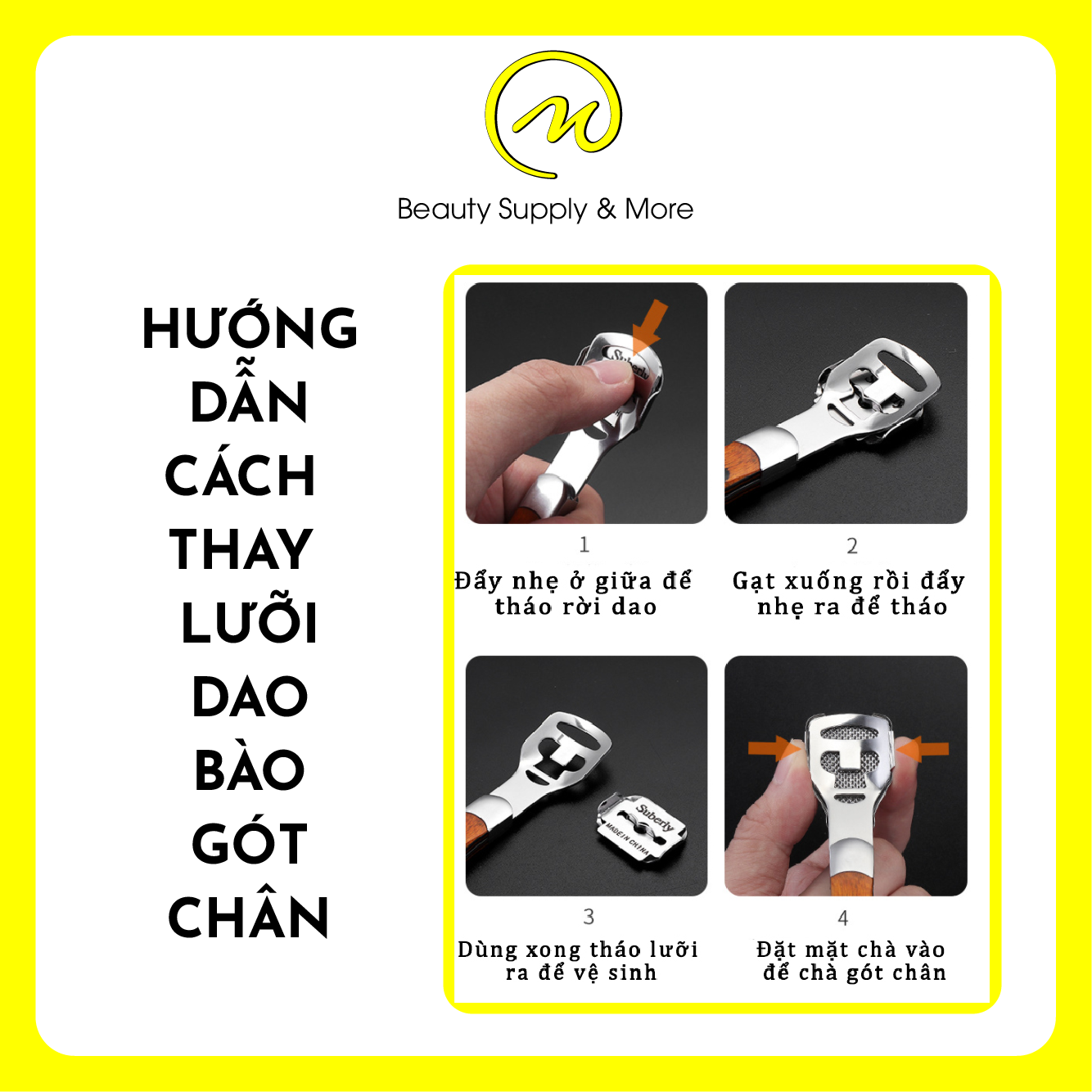Bộ Dao bào gót chân