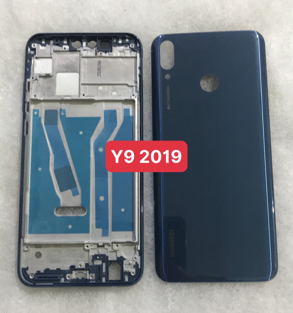 Bộ vỏ Huawei Y9 2019 (bộ gồm lưng, sườn ,phím bấm)