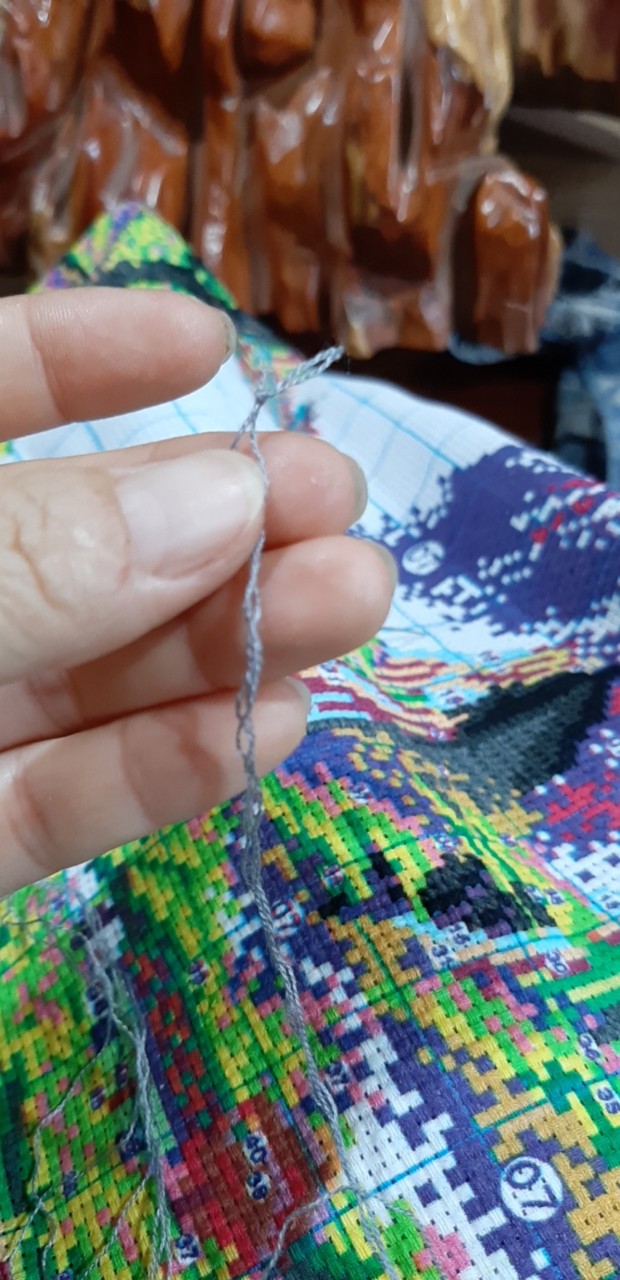 Tranh thêu chữ thập Phật Thích Ca (chưa thêu) DV6724
