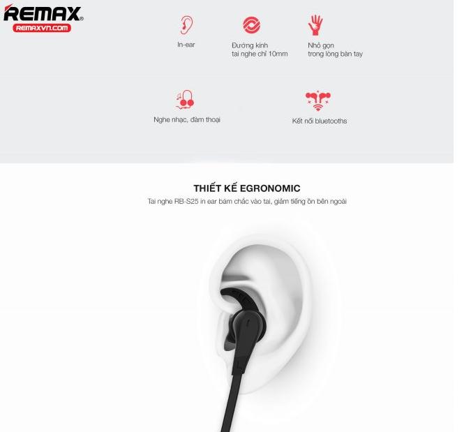 [HCM]Tai nghe bluetooth choàng cổ Remax RB-S25