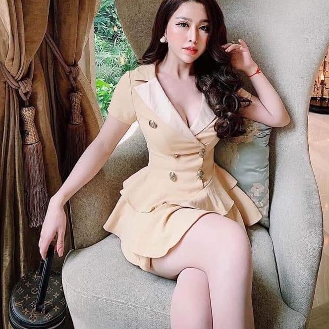 sét áo vest peplum quần short