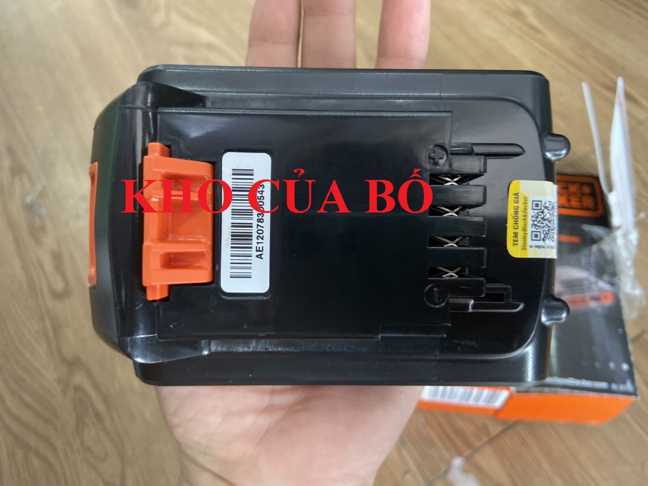 Pin li-ion cho máy khoan 18V - 2AH  BLACK+DECKER BL2018-KR
