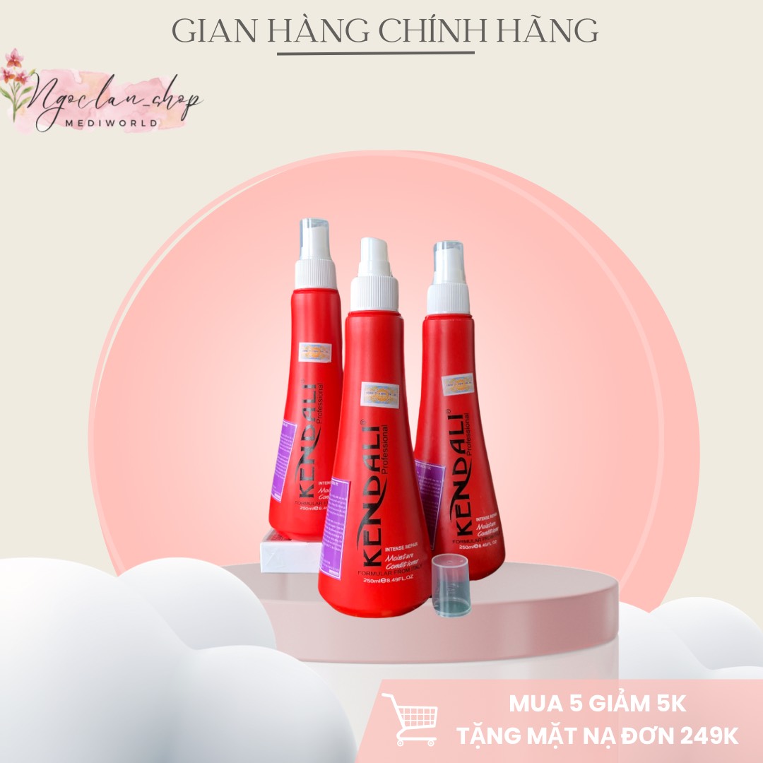 (Chính Hãng) xịt dưỡng tóc 2 lớp Kendali 250ml
