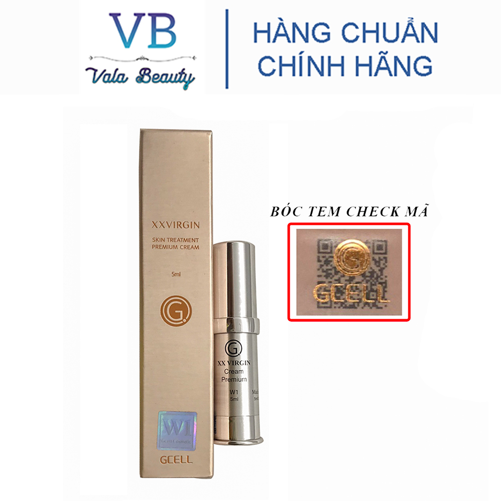 Kem làm hồng vùng kín xxvirgin w1 gcell lọ 5ml hàn quốc vala beauty trẻ hóa cô bé lấy lại thanh xuân