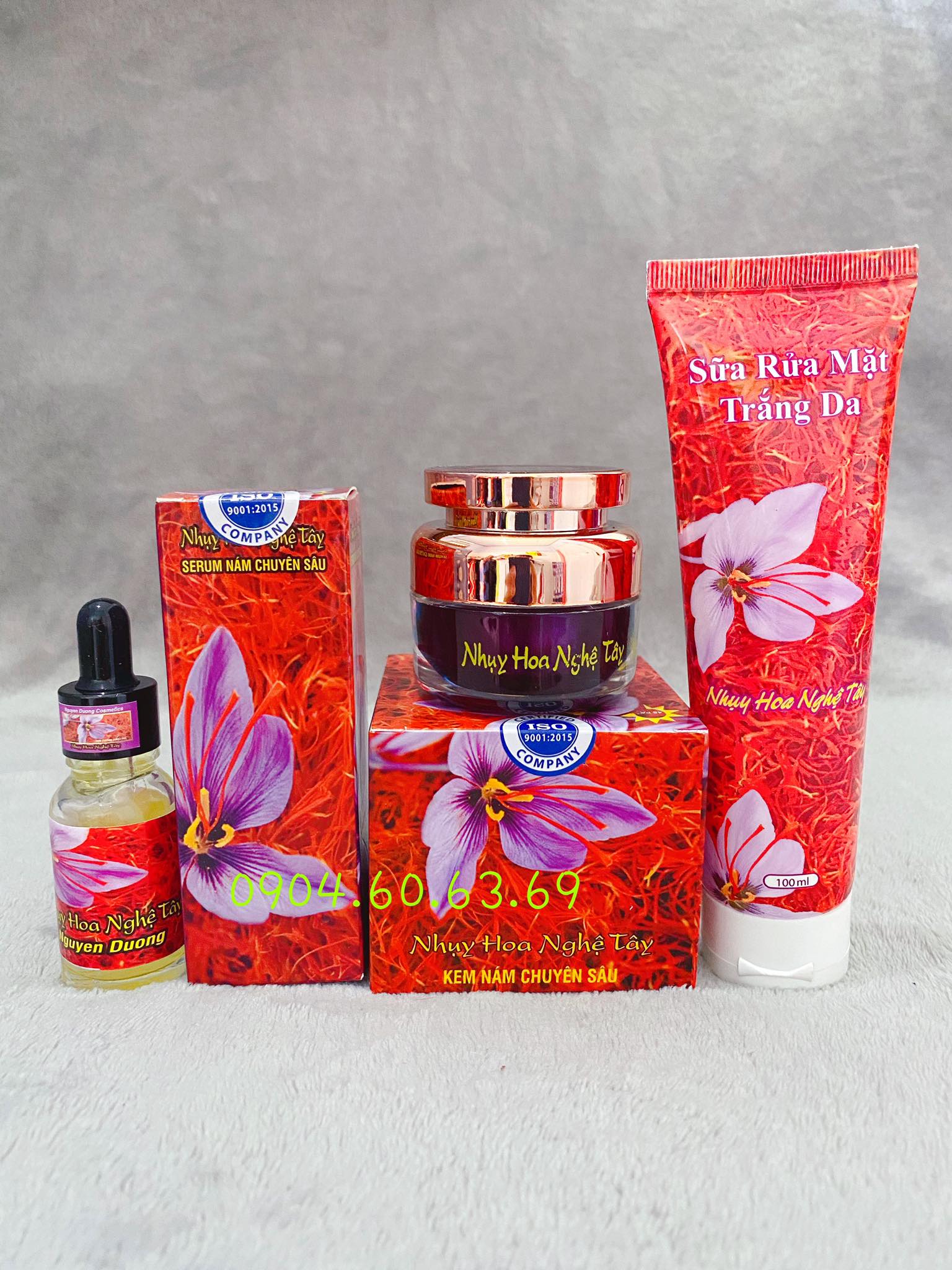 Combo 3in1 kem nguyễn dương nám chuyên sâu nhụy hoa nghê tây 12g