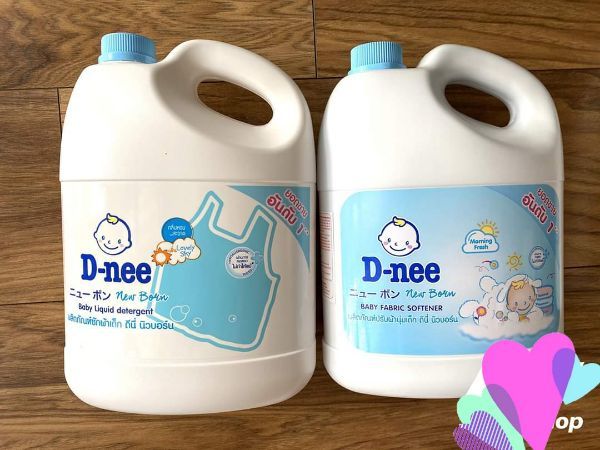[HCM]Combo 1 can Nước Giặt + Nước Xả D nee 3000ML Thái Lan