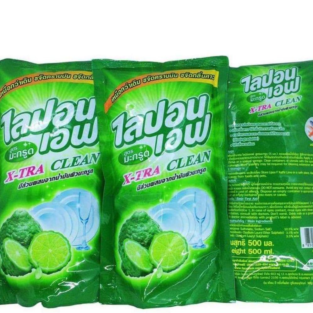 [HCM]COMBO 3 BỊCH NƯỚC RỬA CHÉN LIPON [HƯƠNG BƯỞI] THÁI LAN
