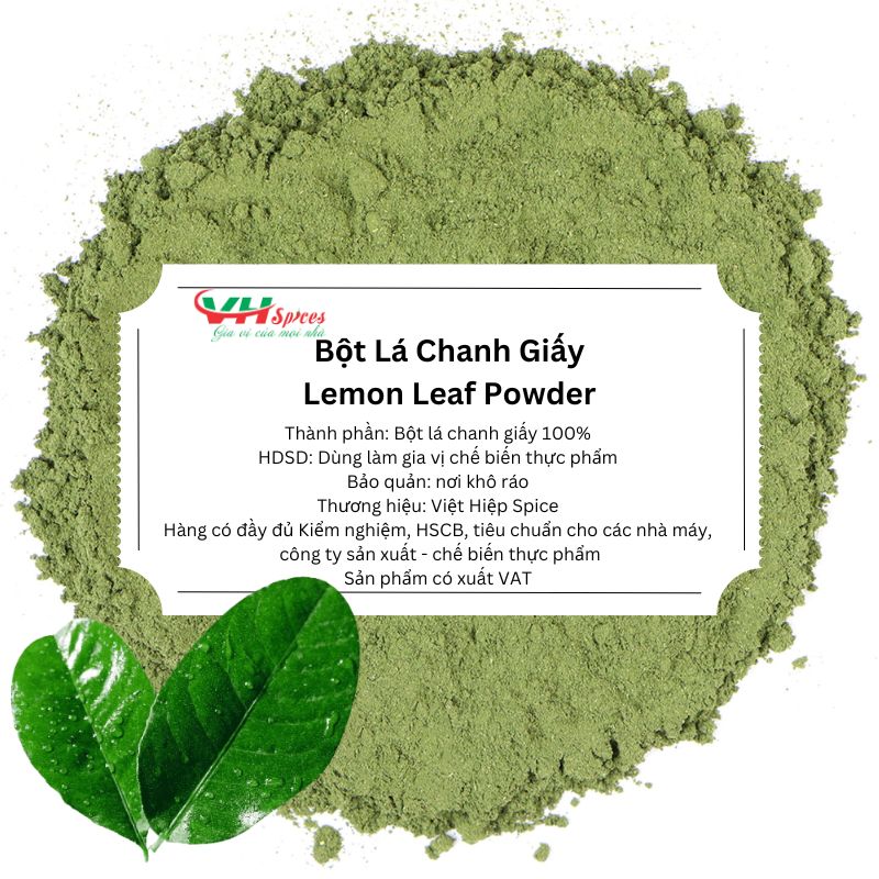 Bột Lá Chanh Giấy(Lemon Leaf Powder) Việt Hiệp