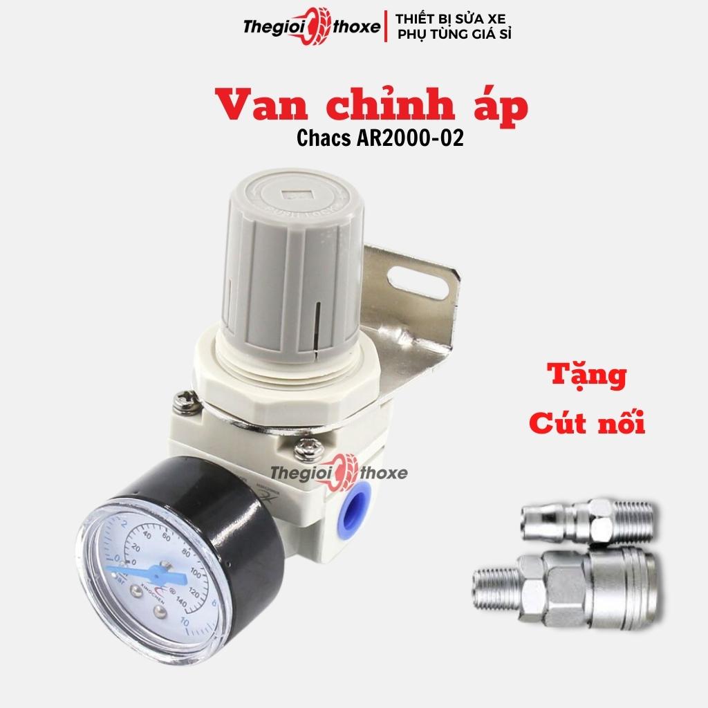 Van chỉnh áp khí nén XKD AR2000 | Điều chỉnh áp suất máy hơi, máy nén khí chất lượng cao - Thế Giới Thợ Xe