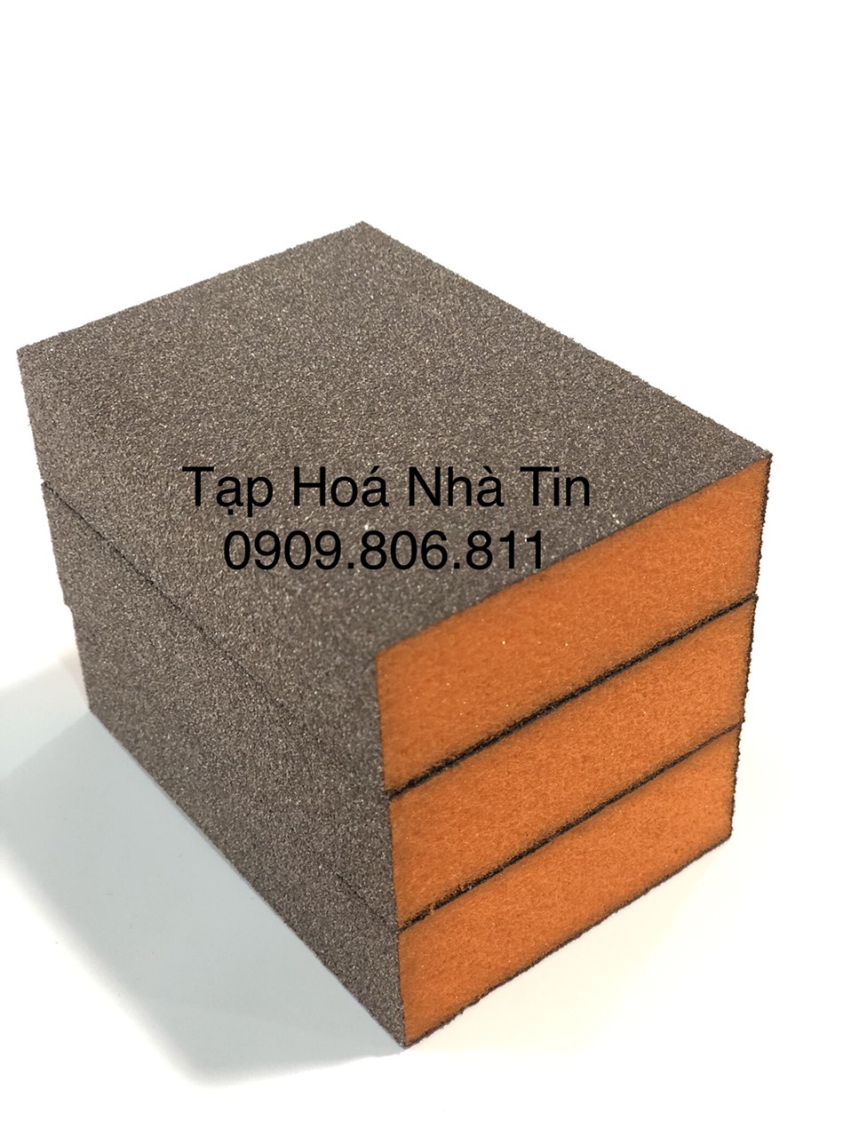 Mút xốp chà nồi, chà nhám 4 mặt 7991