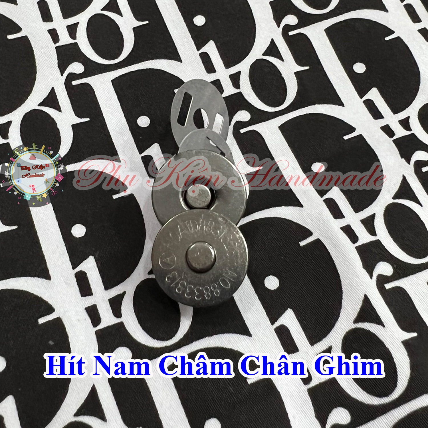 Nút hít nam châm sử dụng chân ghim