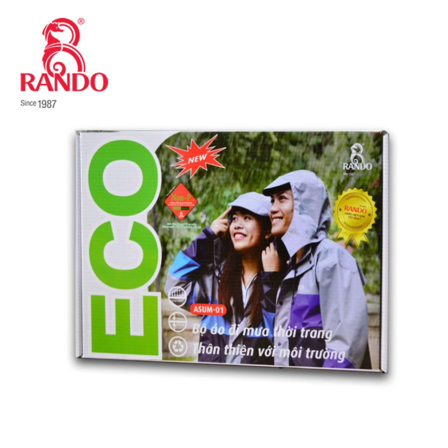 Bộ áo mưa ECO Rando size XL (Xanh biển)