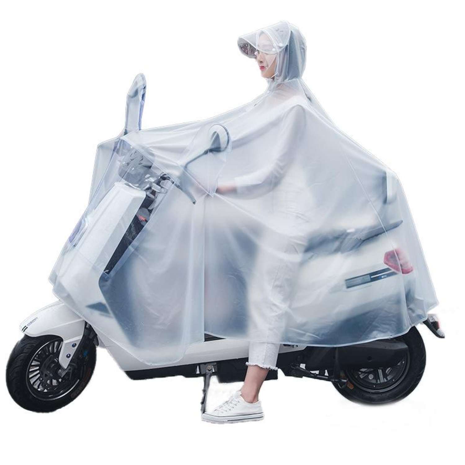 Áo mưa cánh dơi trong suốt