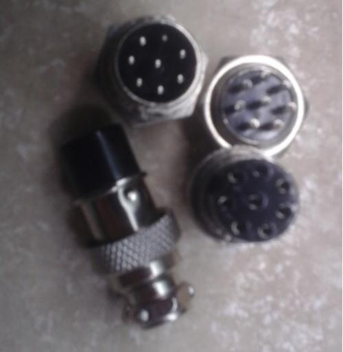 Bộ Giắc Cắm Đực Cái GX16 8 Chân