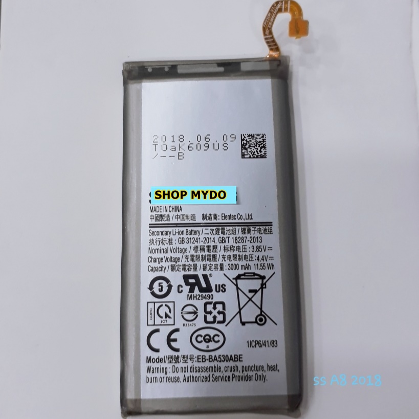 Pin thay cho Samsung Galaxy A8 2018 công ty A530 (Mã EB-BA530ABE)
