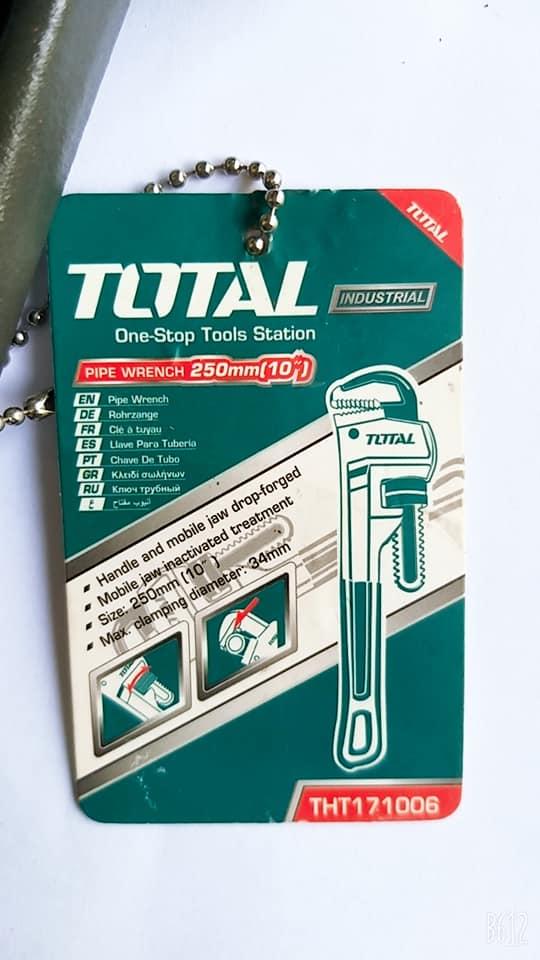24" Mỏ lết răng Total