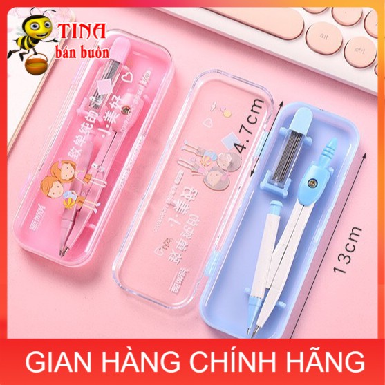 Compa chì kim ,compa chì bấm kèm hộp chì E255