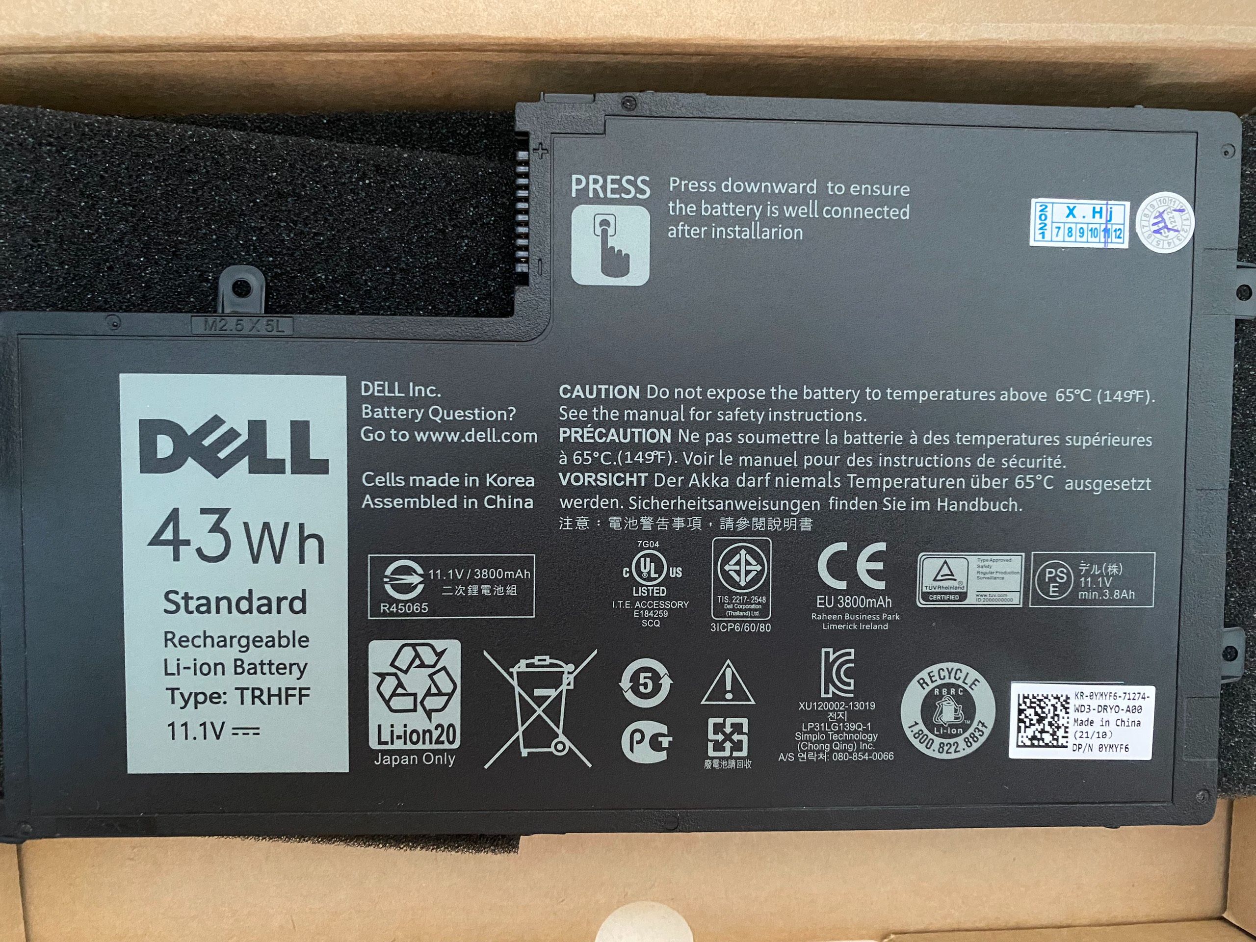 [HCM]Pin Laptop Dell Inspiron 15 14 5545 5547 5447 5448 5548 mã pin TRHFF Hàng nhập Khẩu-Có Video Thực Tế