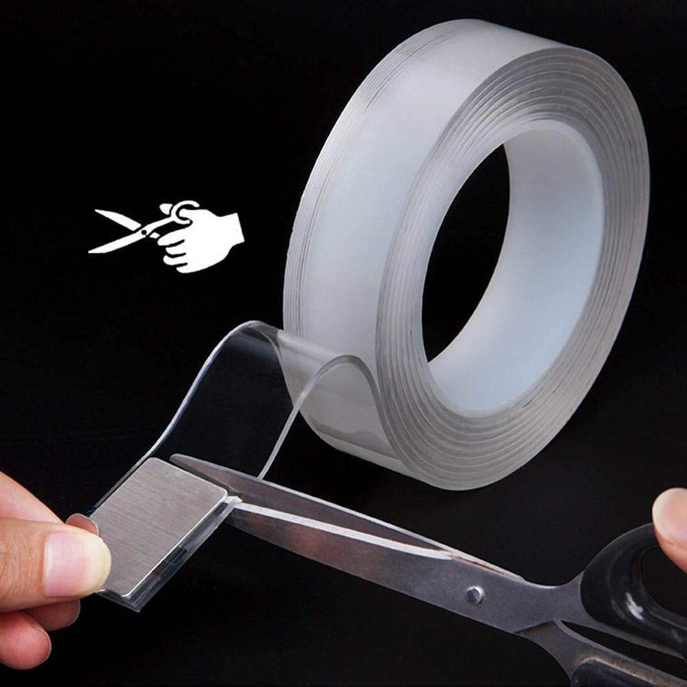 Băng Keo 2 Mặt Nano 3m Đa Năng Siêu DínhTrong Suốt Loại Dày