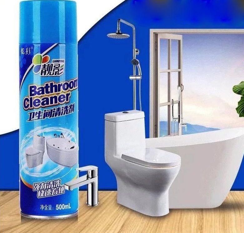 Chai xịt tẩy đa năng nhà tắm bồn cầusiêu sạch - chai xịt bọt tuyết tẩy đa năng siêu sạch - 500ml