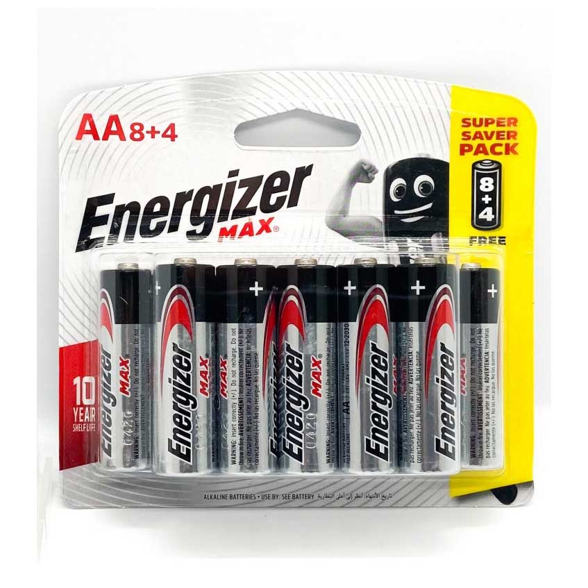 [8 VIÊN TẶNG 4 VIÊN]Pin AA , AAA Energizer 1,5V - Hàng Chính Hãng