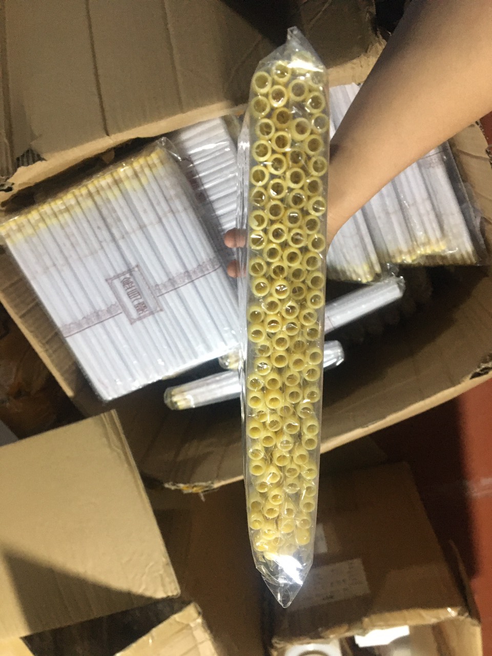 Bịch nến xông tai 100 cây (nến đầu bằng)