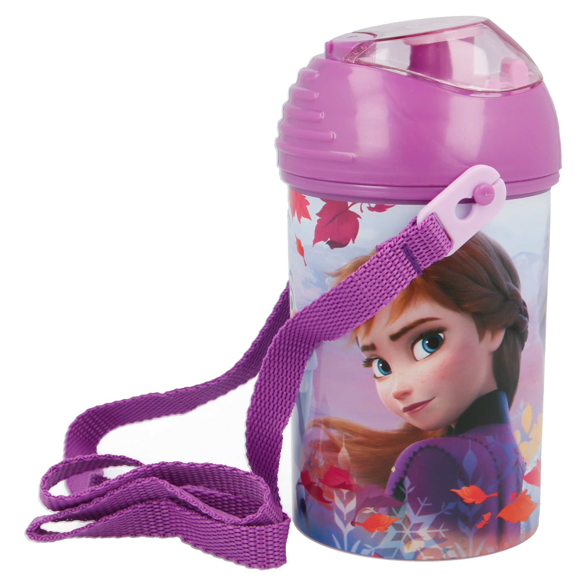 Bình nước học sinh dây đeo bebé - Frozen II  450ML