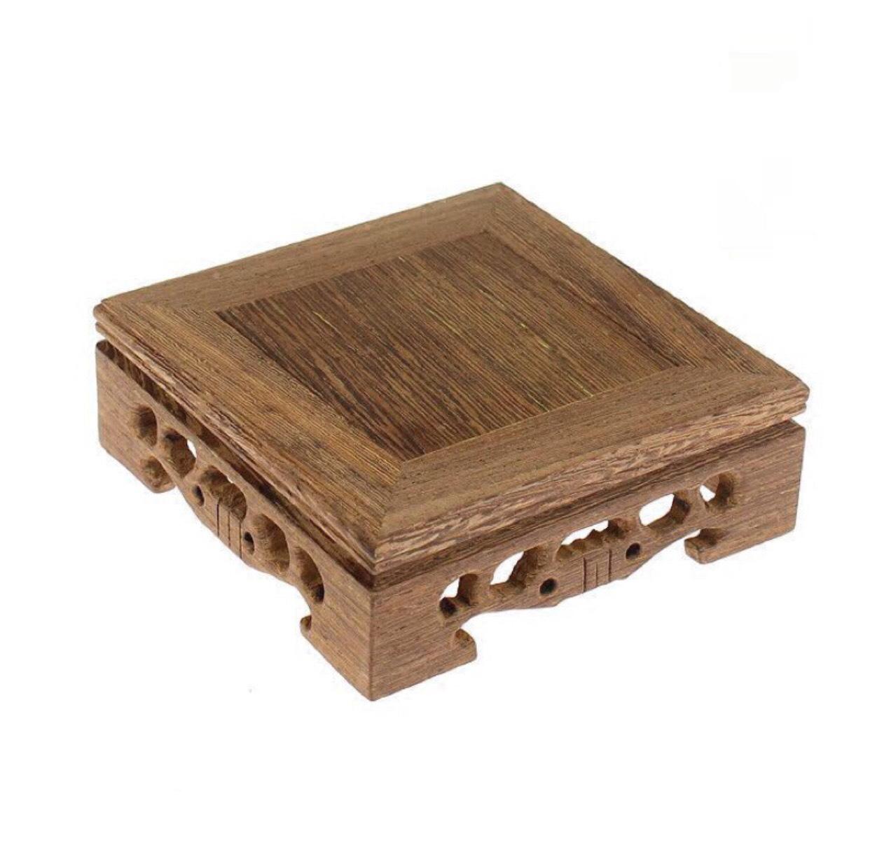 [HCM]ĐẾ GỖ VUÔNG 10x10cm  Gỗ TỰ NHIÊN 100%