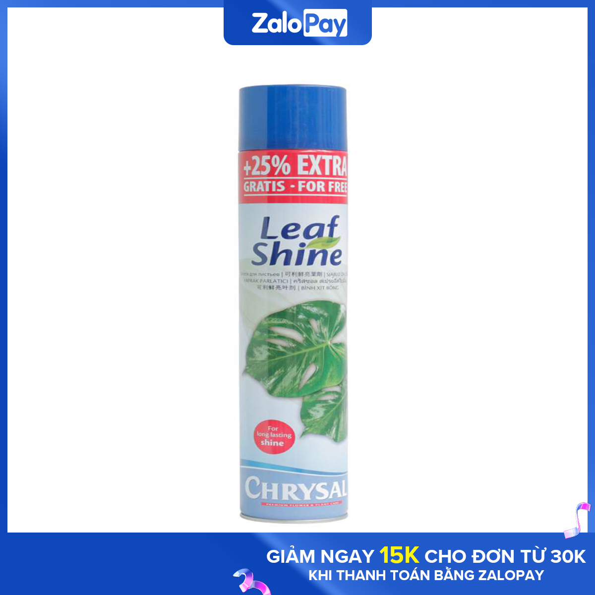 Xịt Bóng Lá Cho Cây Kiểng Leafshine Crystal 750 ml