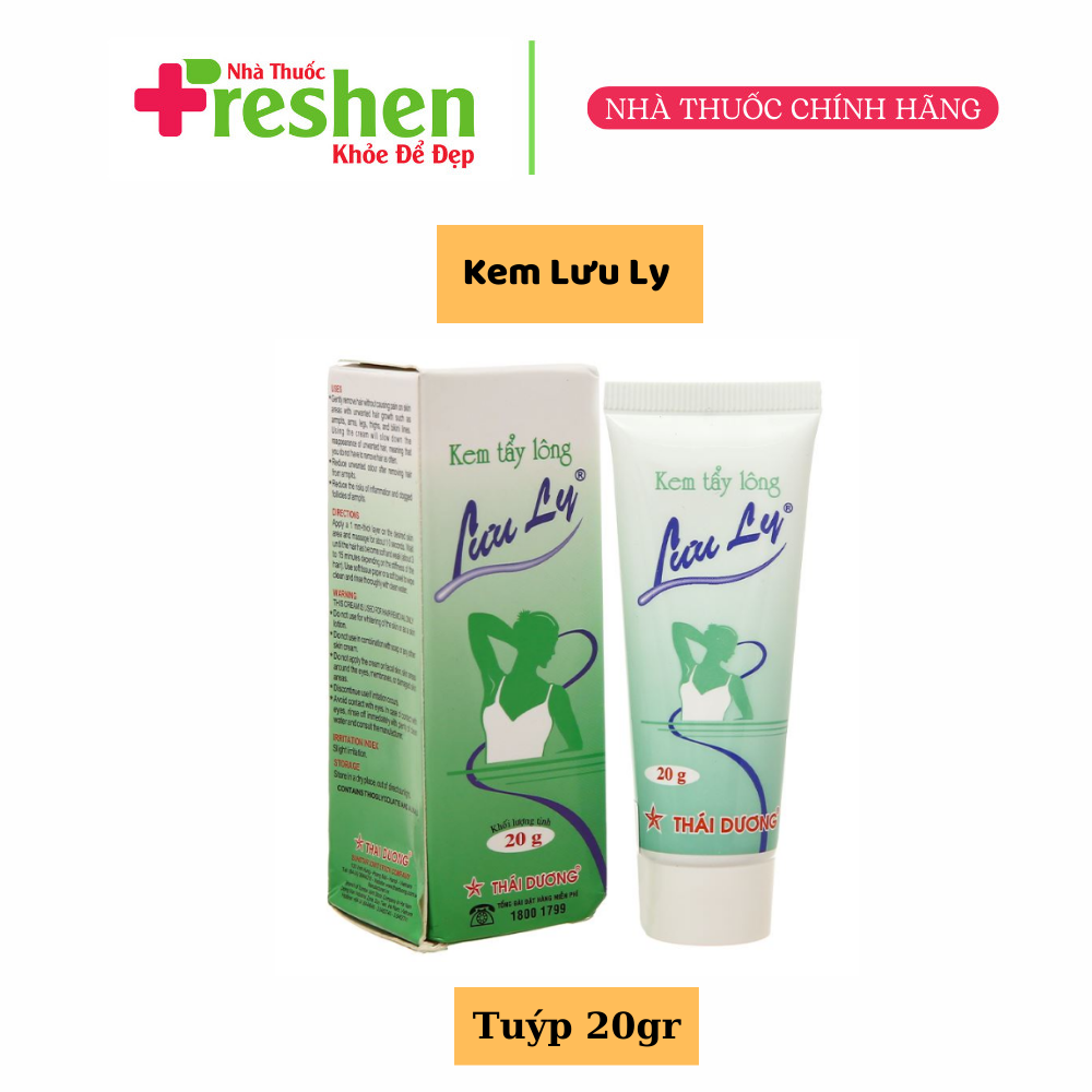 [HCM]Kem tẩy lông triệt lông Lưu Ly Thái Dương